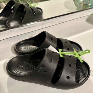 CROCS Black Slide Sandals